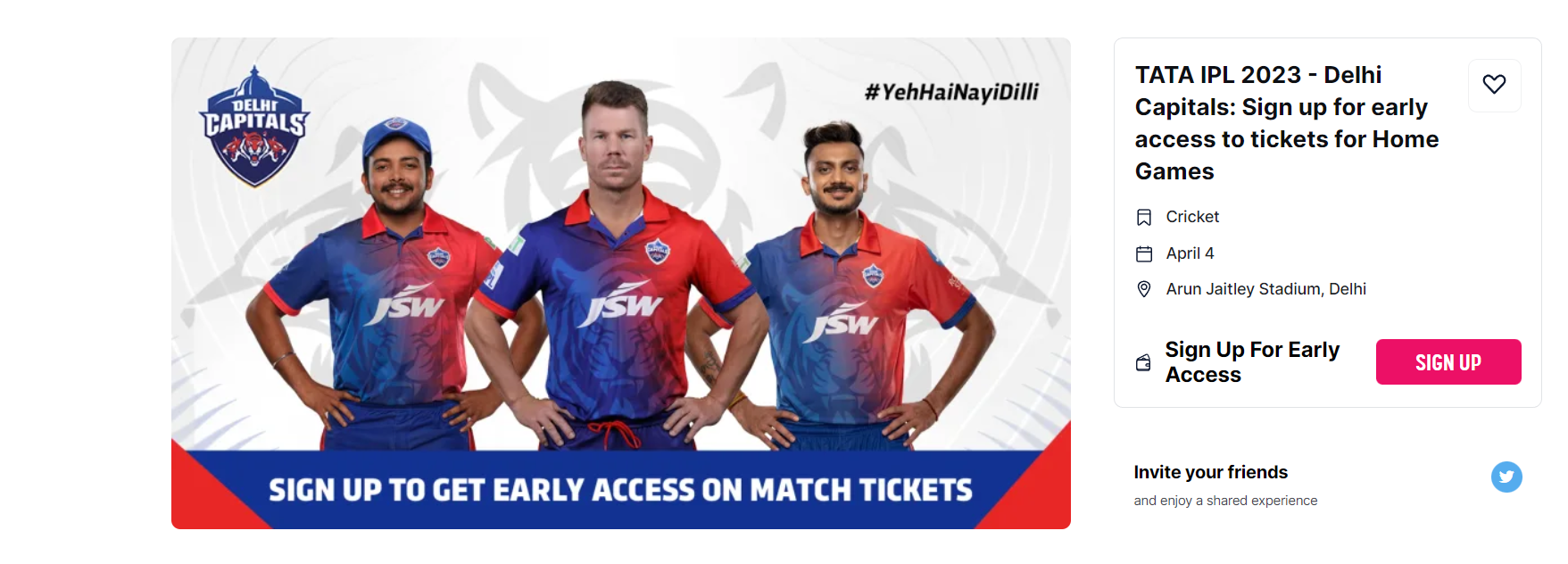 How to Book IPL Tickets for Delhi Capitals Matches, 2023 Delhi-Capitals