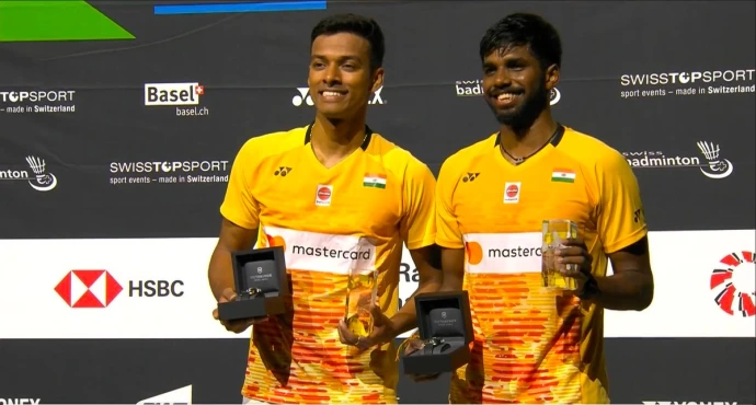 Satwiksairaj Rankireddy and Chirag Shetty Win Swiss Open 2023 Title