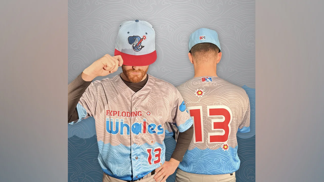 Baseball Team Rebrands with Exploding Whale Logo