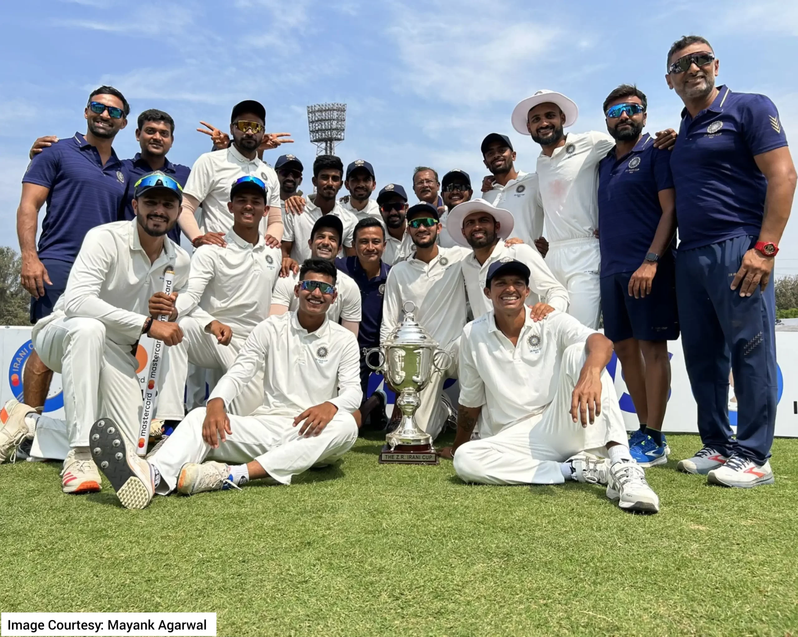 ROI Dominate Madhya Pradesh to Lift Irani Cup