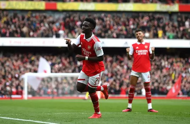 Bukayo Saka Leads Arsenal to 8-Point Lead in Title Race.