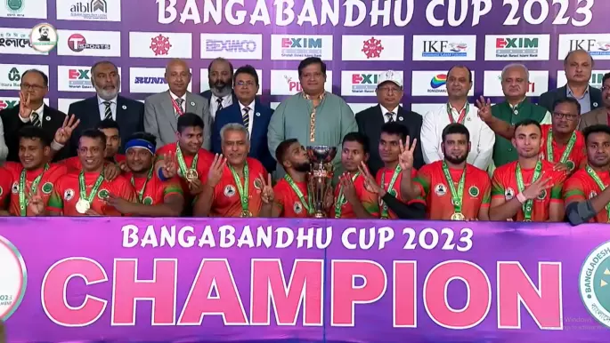 Bangladesh Crowned Champions of Bangabandhu Cup Int'l Kabaddi
