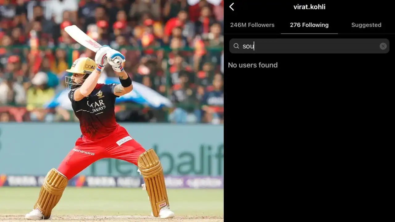 Virat Kohli Unfollows Sourav Ganguly on Instagram After Refusal To Shake Hands Virat Kohli Unfollows Sourav Ganguly on Instagram After Refusal To Shake Hands