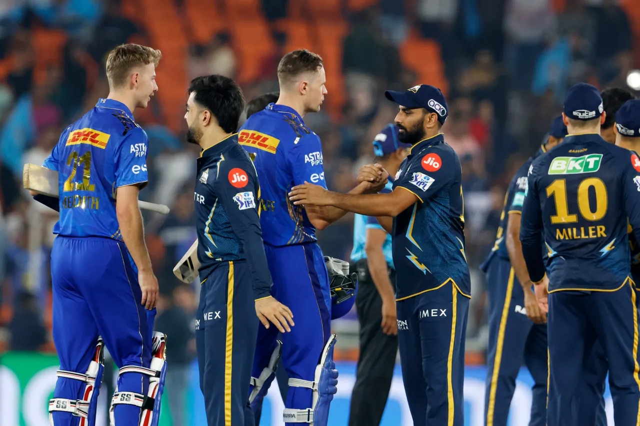 Gujarat Titans beat Mumbai Indians by 55 runs in IPL 2023 match Gujarat Titans beat Mumbai Indians by 55 runs in IPL 2023 match