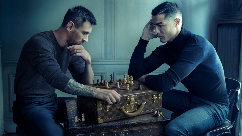 Ronaldo and Messi's Iconic Louis Vuitton Ad