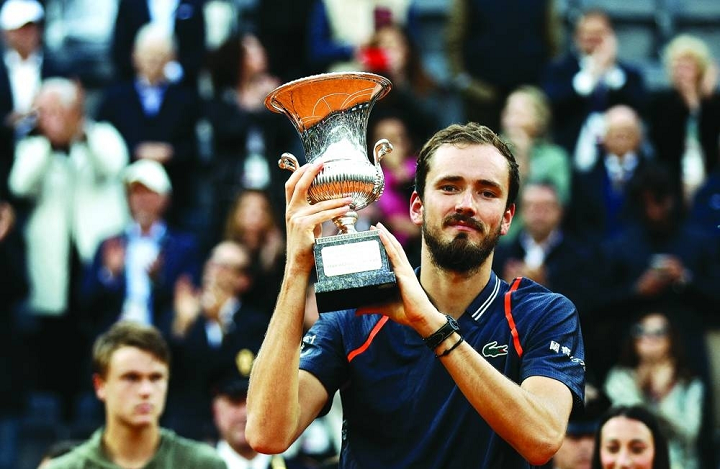 Daniil Medvedev won the Italian Open for the first time, and it was his first clay-Court title Daniil Medvedev