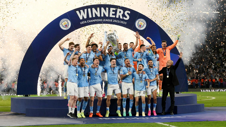 Man City won treble after defeating Inter Milan by 1-0 and getting their hands on long await Champions League Trophy Man City