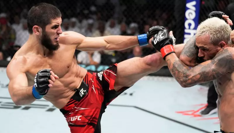 UFC 294: Big fights announced for October Islam Makhachev vs Charles Oliveira, Khamzat Chimaev vs Paulo Costa. Islam Makhachev
