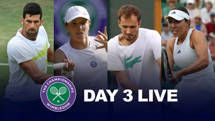 Wimbledon 2023 Day 2 and Day 3