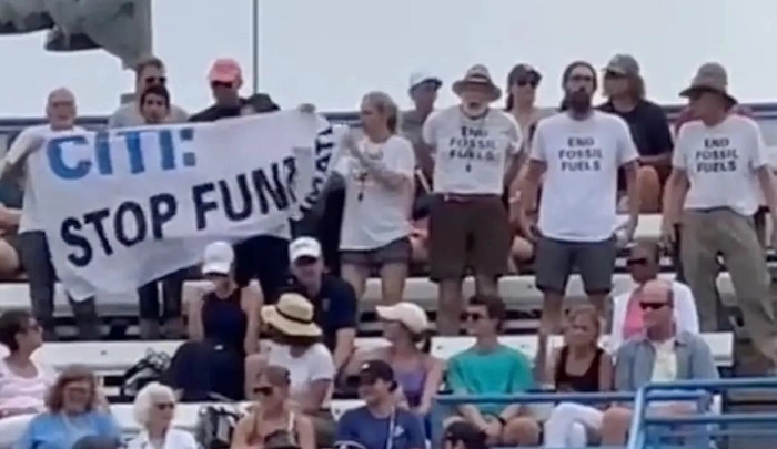 Game, Set, Protest: Climate Activists Serve a Disruption at Mubadala Citi Open Tennis Match Climate Activism