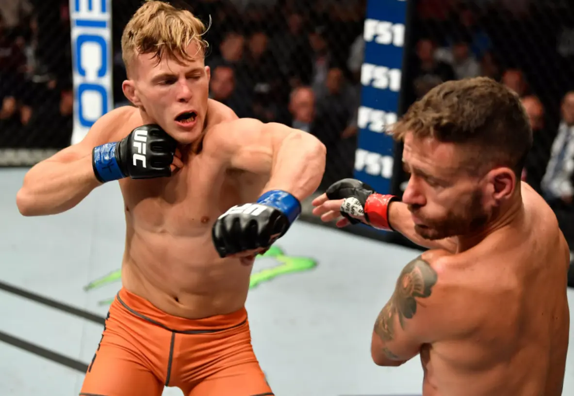 Brad Katona during his fight