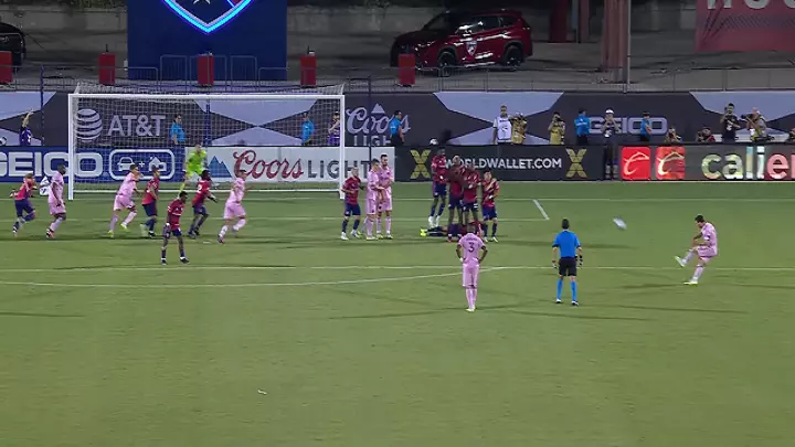 Messi Free-kick saved Inter Miami once again