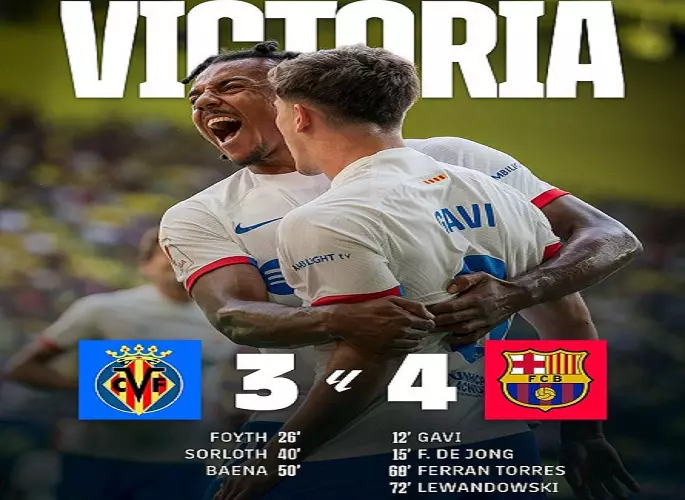 16-years old Yamal helped barcelona to win the match