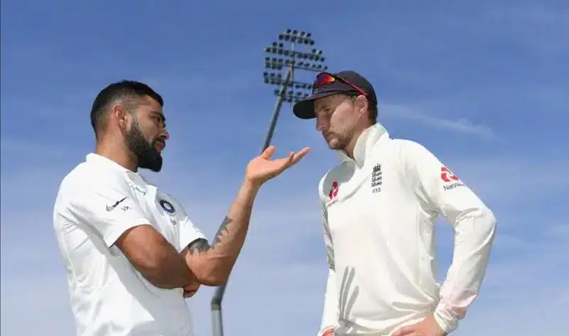 “I think it’s very dangerous just to write off players like Virat and Rohit” Joe Root. Joe Root with Virat Kohli