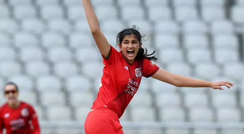Mahika Gaur did her second international debut for England after playing for UAE in the past. Mahika Gaur