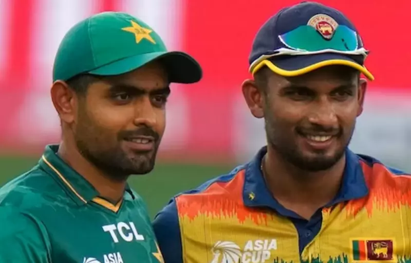How Can Pakistan Qualify For The Asia Cup 2023 Finals to Face India For A Record Third Time In A Single Edition? Babar Azam with Dasun Shanaka in Asia Cup 2023