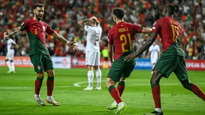 Portugal vs Luxembourg 9-0: Bruno Fernandez shines, while Ronaldo saw the whole match from the bench Portugal football team