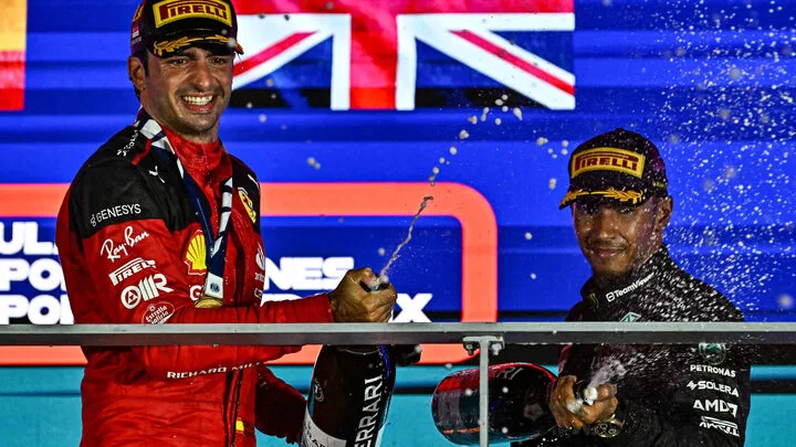 Carlos Sainz won the Singapore Grand Prix