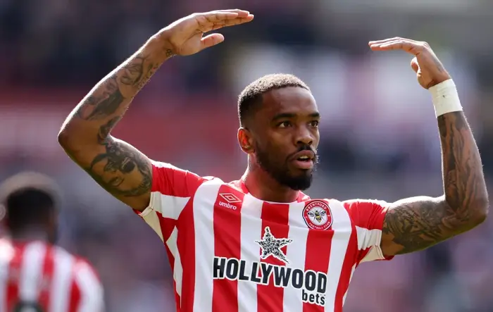 Brentford striker Ivan Toney