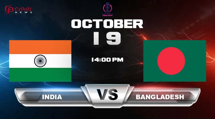 India vs Bangladesh will be the 17th match of the ICC World Cup 2023