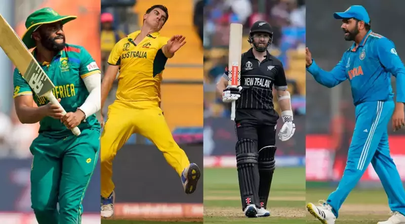 Teams Who Have Been In The ODI World Cup Semi-Finals Maximum Times cricket world cup 2023 teams captains
