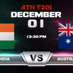 India vs Australia 4th T20 Match Prediction