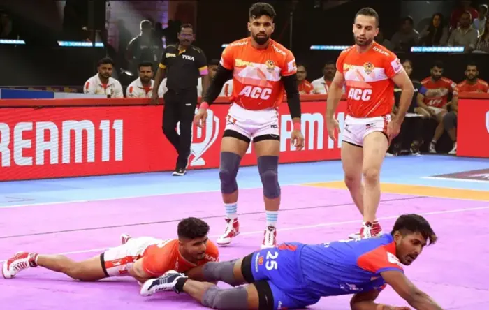 Haryana Steelers Clinch Nail-Biter, Secure Fourth Consecutive Win in PKL 10 PKL 10 Haryana vs Gujarat