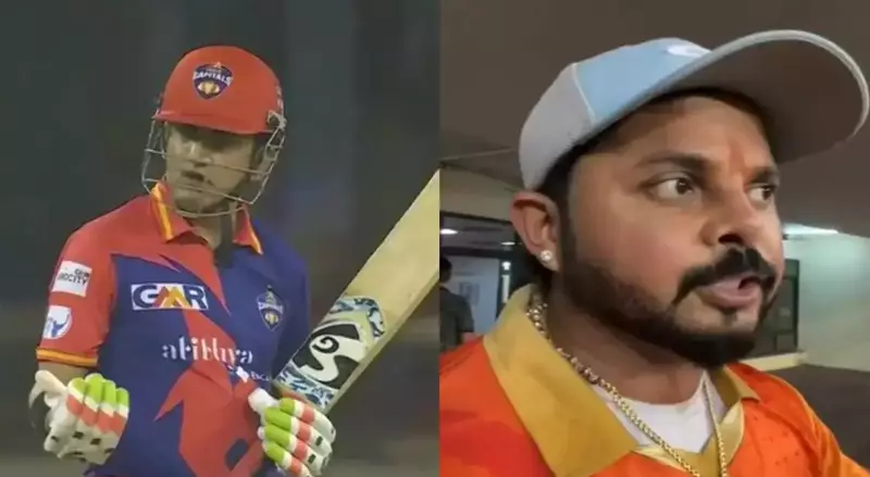 S. Sreesanth Called Gautam Gambhir “Mr. Fighter” After Their Spat At The LLC Match Gautam Gambhir and S. Sreesanth
