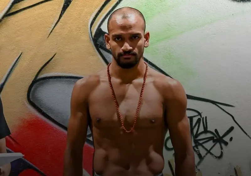 Indian MMA Fighter Edukondal Rao To Debut At PFL vs Bellator, Saudi Arabia Mega Event Edukondal Rao physique posing
