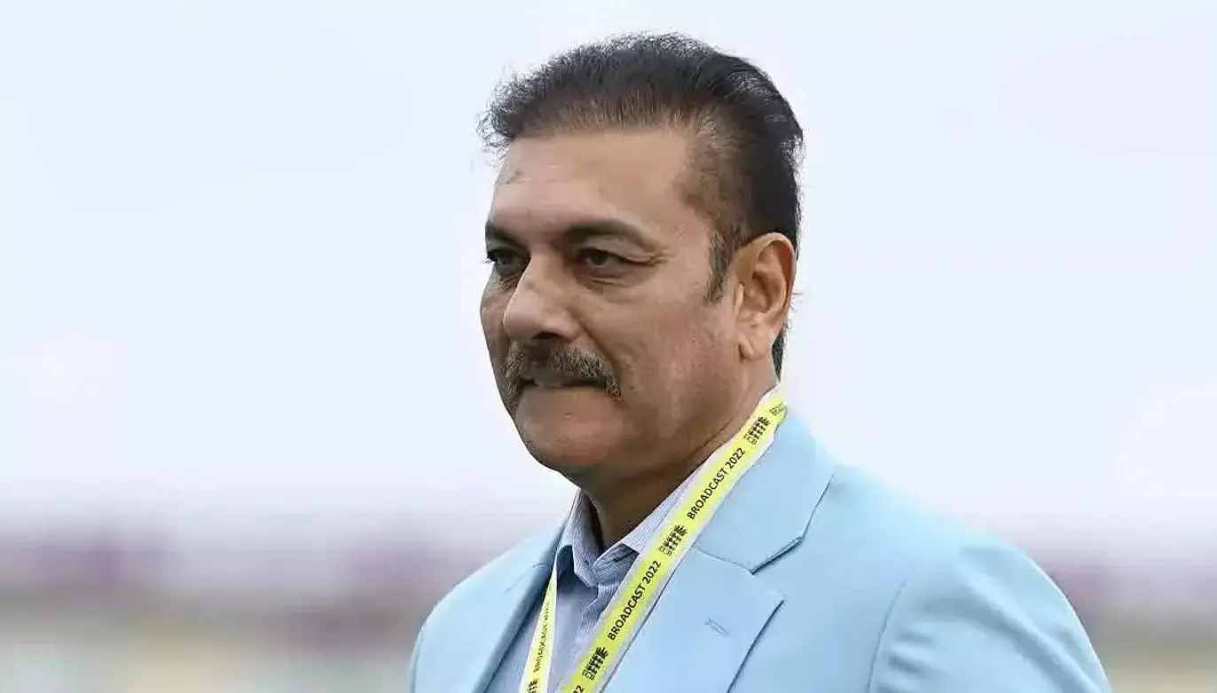 Ravi Shastri during a match