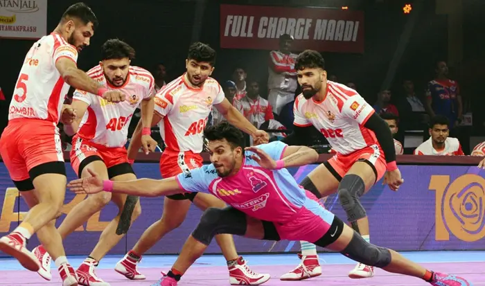 Jaipur Pink Panthers Extend Unbeaten Streak with Dominant Win Over Haryana Steelers in PKL 10 Jaipur Pink Panthers Unbeaten Streak