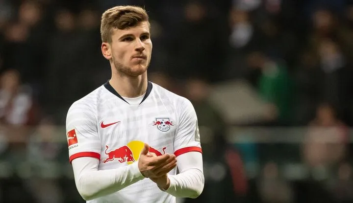 Timo Werner Transfer Saga: Manchester United And Tottenham Trying To Sign Him Timo Werner in RB Leipzig Jersey