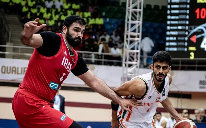 India Falls Short Against Iran in FIBA Asia Cup Qualifiers Opener FIBA Asia Cup Qualifiers India vs Iran