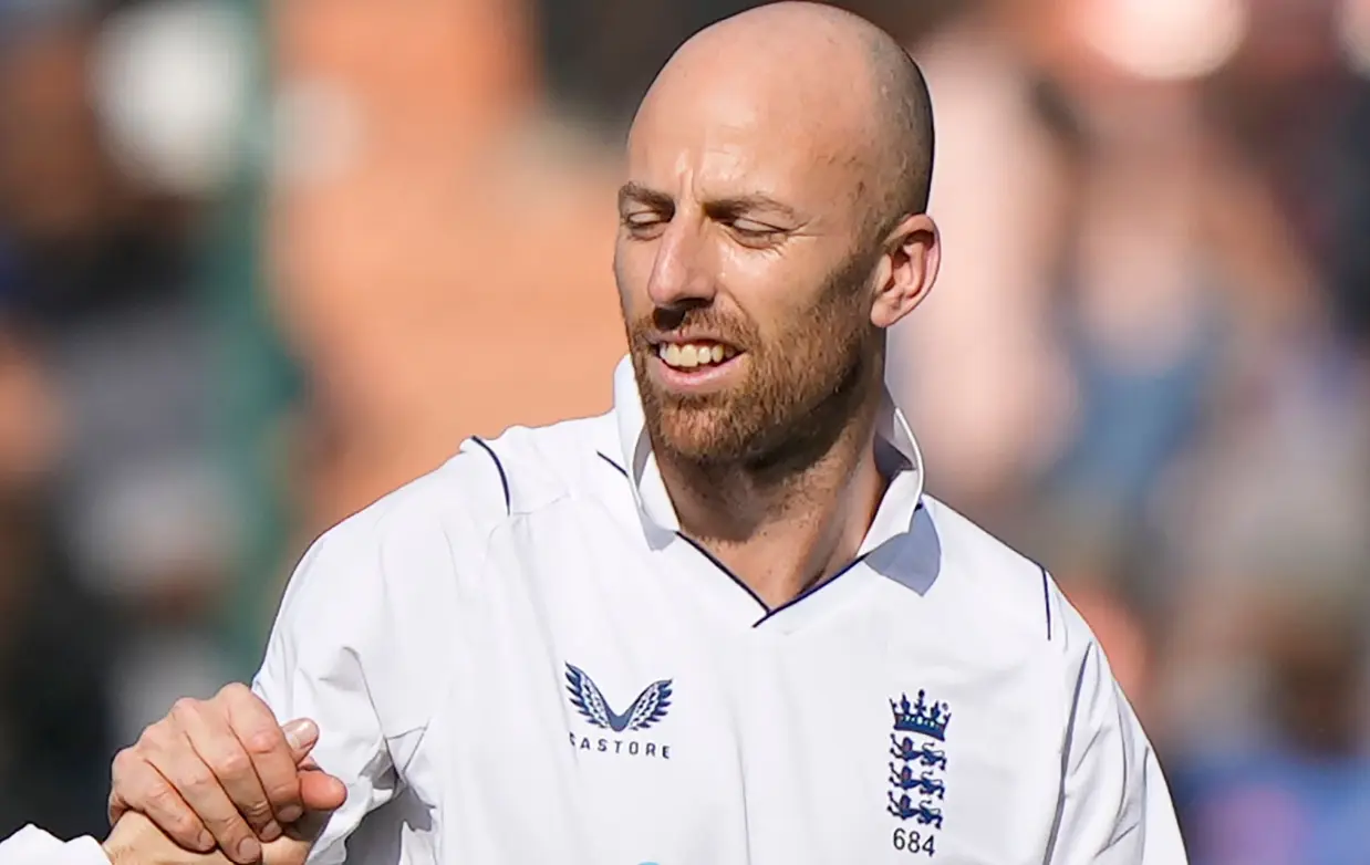 India vs England 2nd Test: Jack Leach Out Of the 2nd Test against India Jack Leach during the match