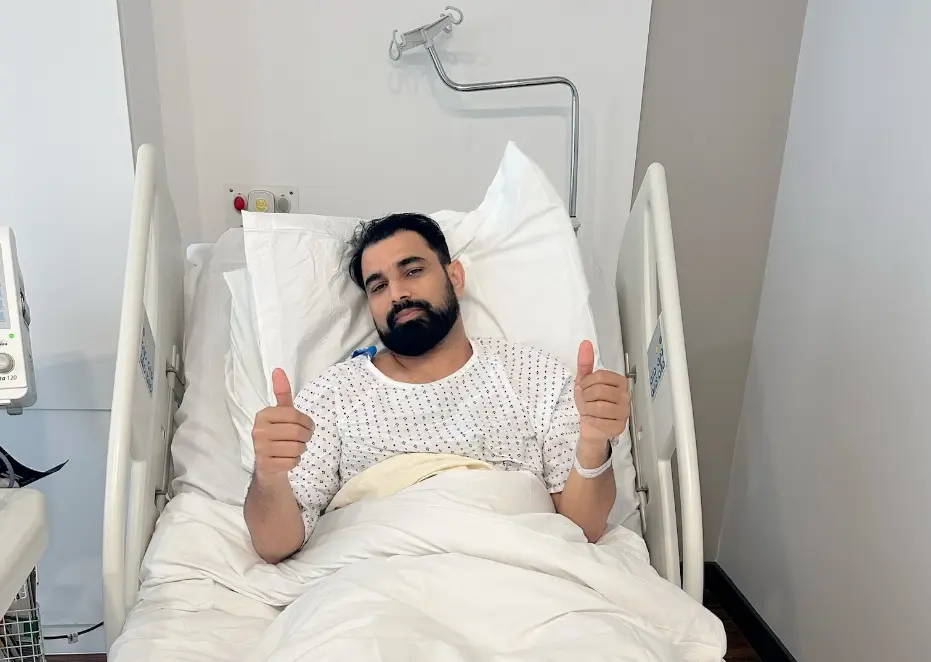 Indian Prime Minister Narendra Modi Wishes A Speedy Recovery To Mohammed Shami After Surgery Mohammed Shami after surgery