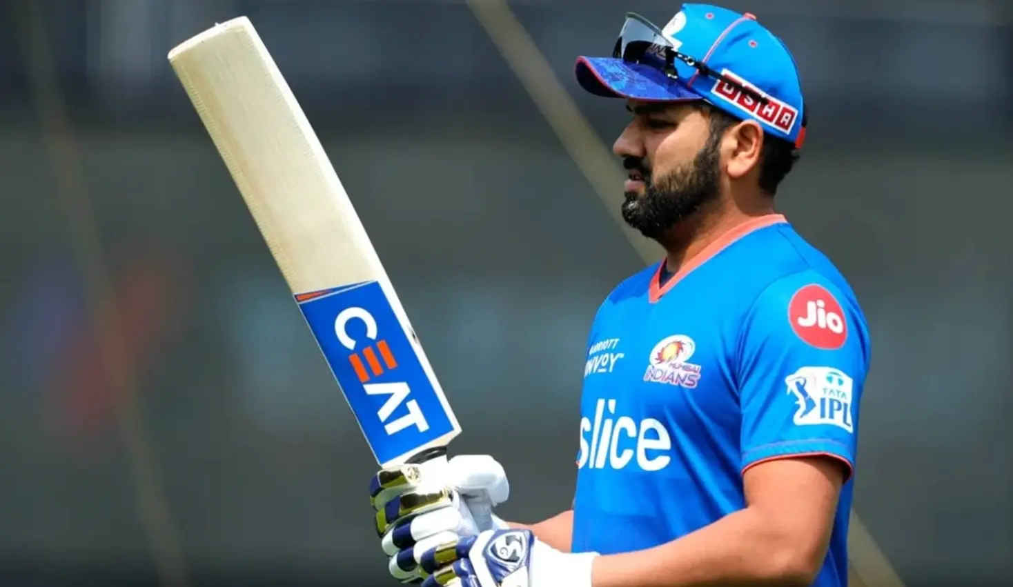 Rohit Sharma in nets