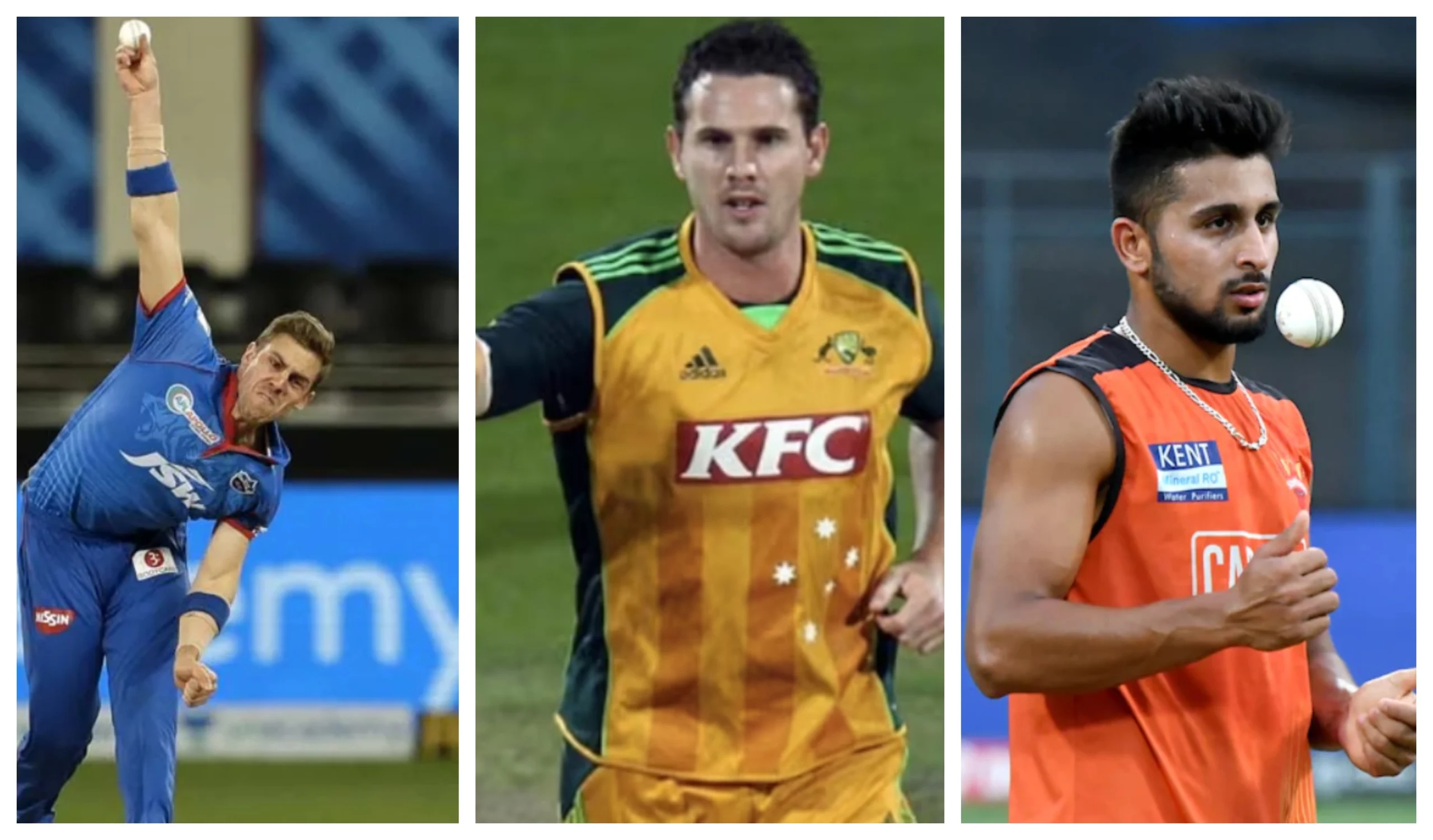 Anrich Nortje, Shaun Tait, and Umran Malik