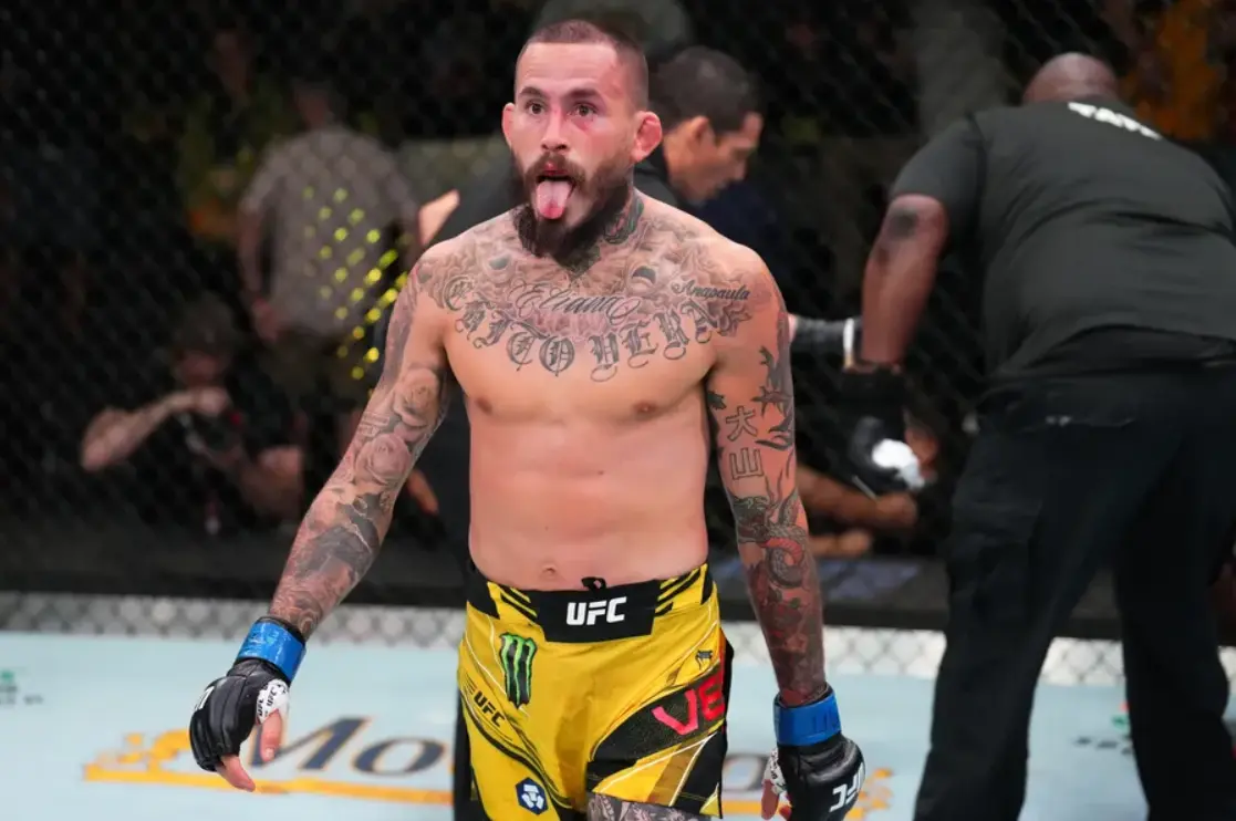 Marlon Vera after winning the fight