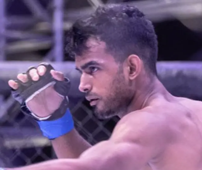 Punyajit Likharu before his fight