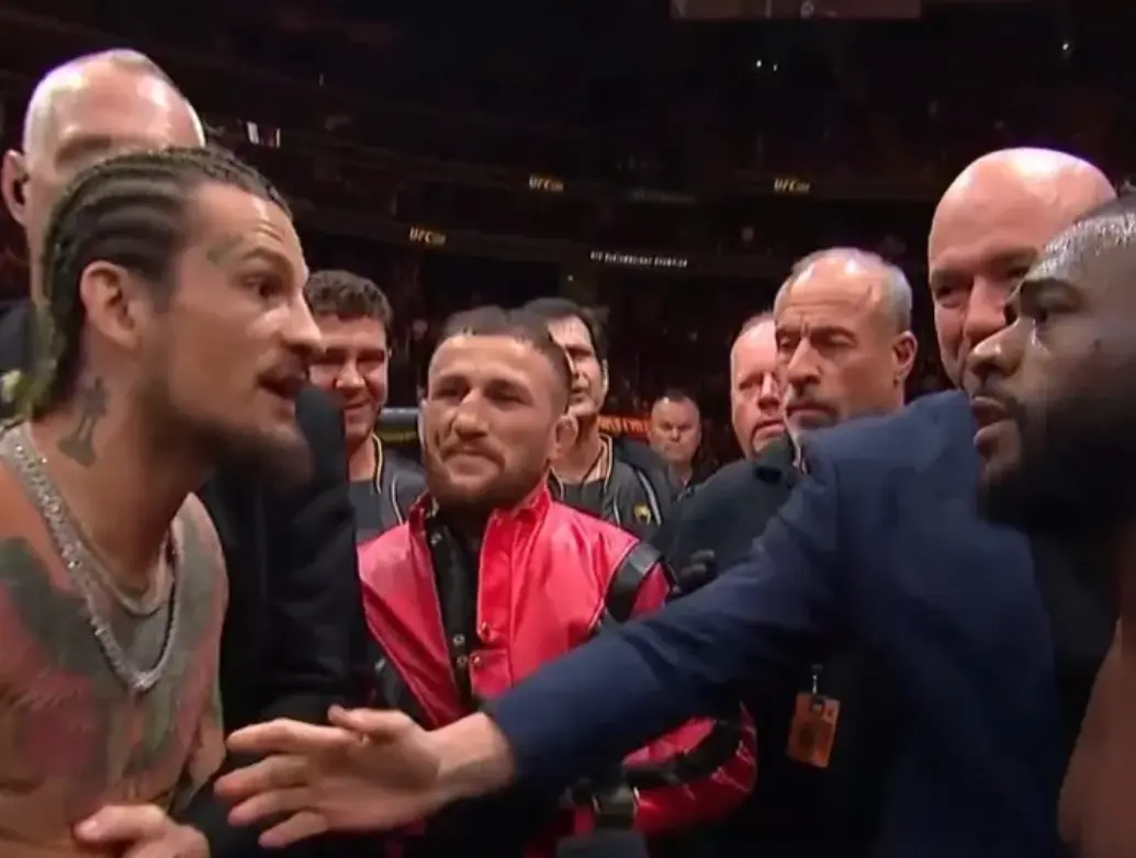 “I want to beat him this year” Sean O’Malley Wants To Fight Merab Dvalishvili This Year Sean O'Malley in a pre-fight face -off with Aljamain Sterling