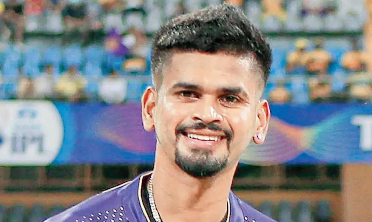 Shreyas Iyer Is Going To Miss The Initial IPL Matches? Reports Shreyas Iyer during an IPL match