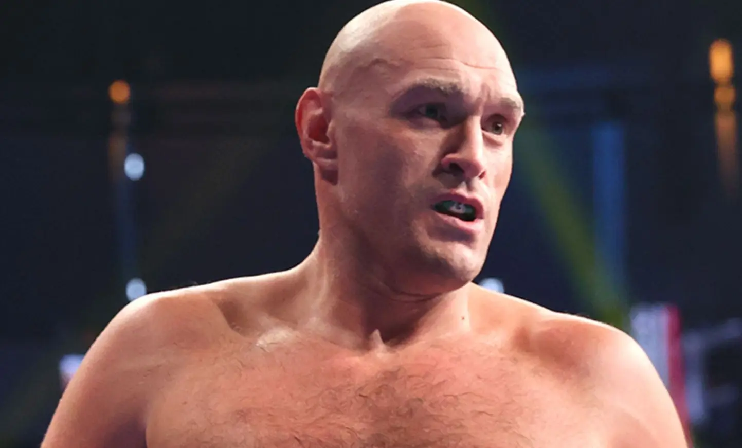 “He needs to get on his knees and kiss my feet.” Tyson Fury Wants To Take Credit For Ngannou’s Success Tyson Fury during his boxing match