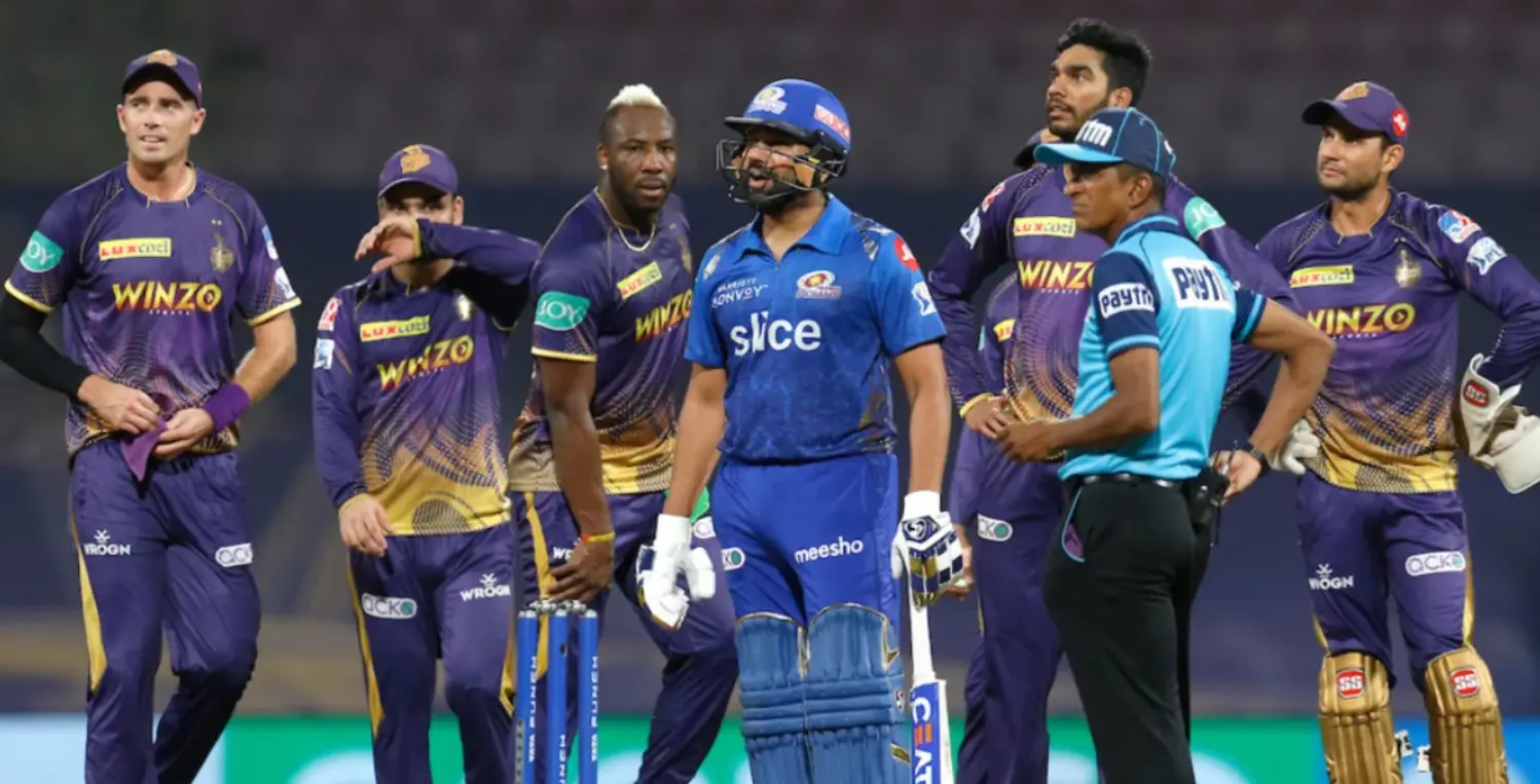 What is the “Smart Replay System”? A New Innovation To Be Introduced In The IPL 2024 Rohit Sharma and KKR players waiting for umpire's decision