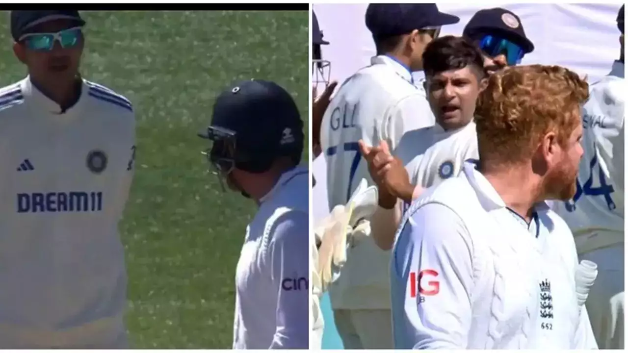 Shubman Gill, Sarfaraz, and Dhruv Jurel’s heated argument with Baristow disrespects Cricket! Gill and Baristow Argument