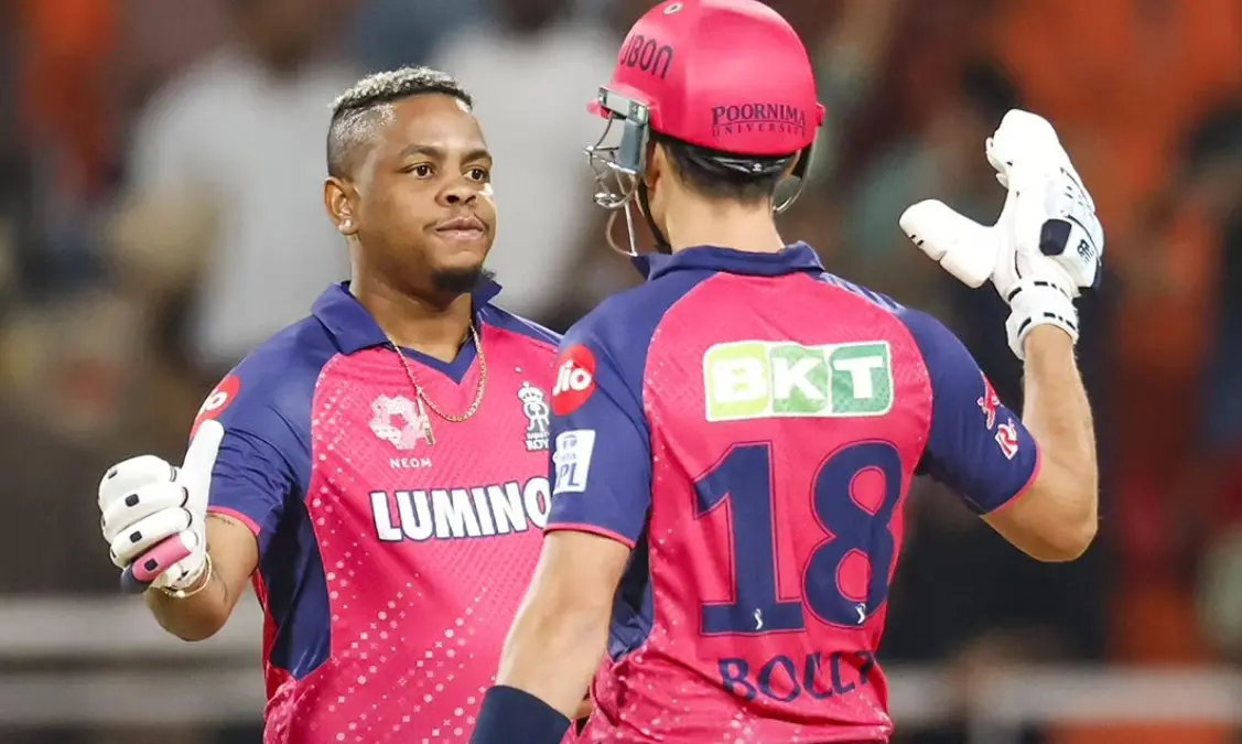 IPL 2024 27th Match PBKS vs RR: Match Results| Award Winners| Player Of The Match| Records| Scorecard PBKS vs RR: Shimron Hetmyer and Trent Boult after winning the match