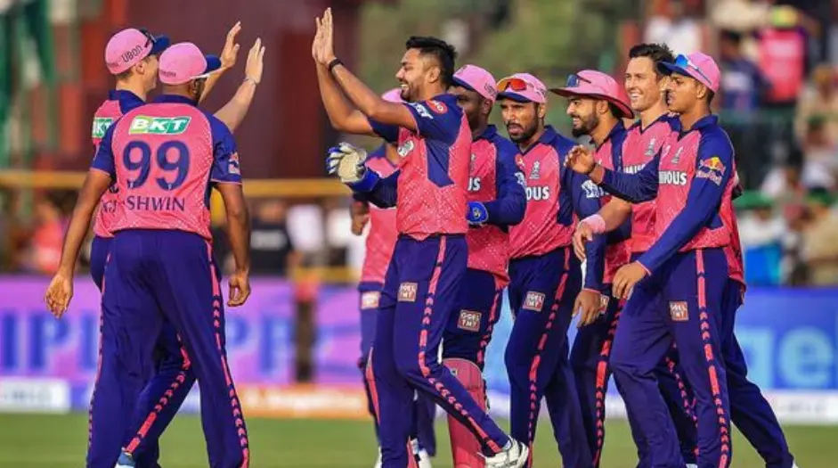 IPL 2024 44th Match LSG vs RR: Weather Forecast And Pitch Report LSG vs RR: Rajasthan Royals teammates celebrating a wicket