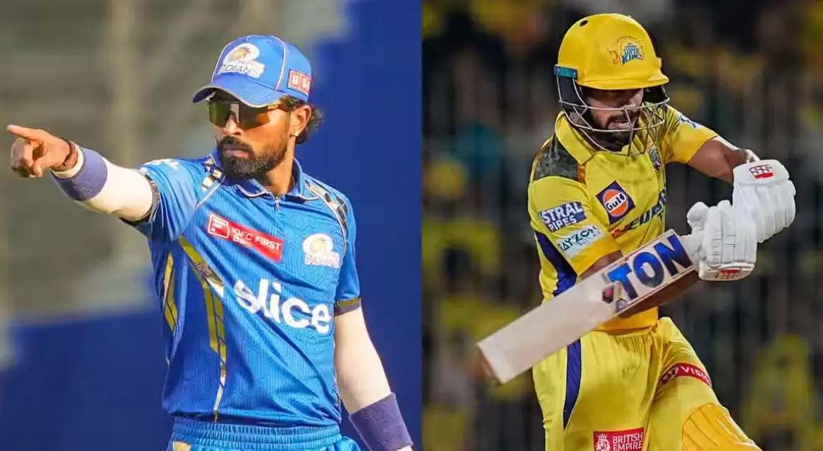 MI vs CSK: Hardik Pandya and Ruturaj Gaikwad