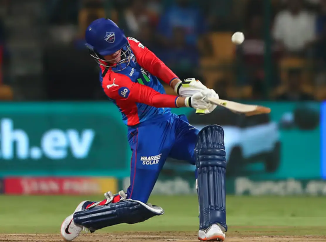 IPL 2024 64th Match DC vs LSG: Weather Forecast And Pitch Report DC vs LSG: Jake Fraser McGurk while hitting a shot