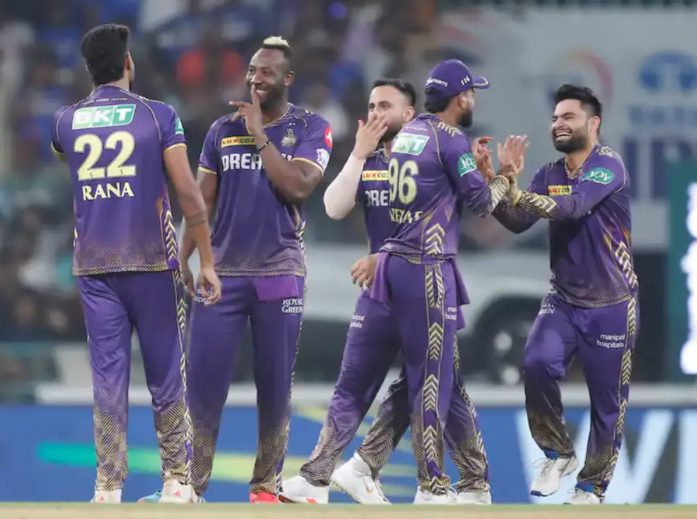 LSG vs KKR: KKR's team mates celebrating after victory