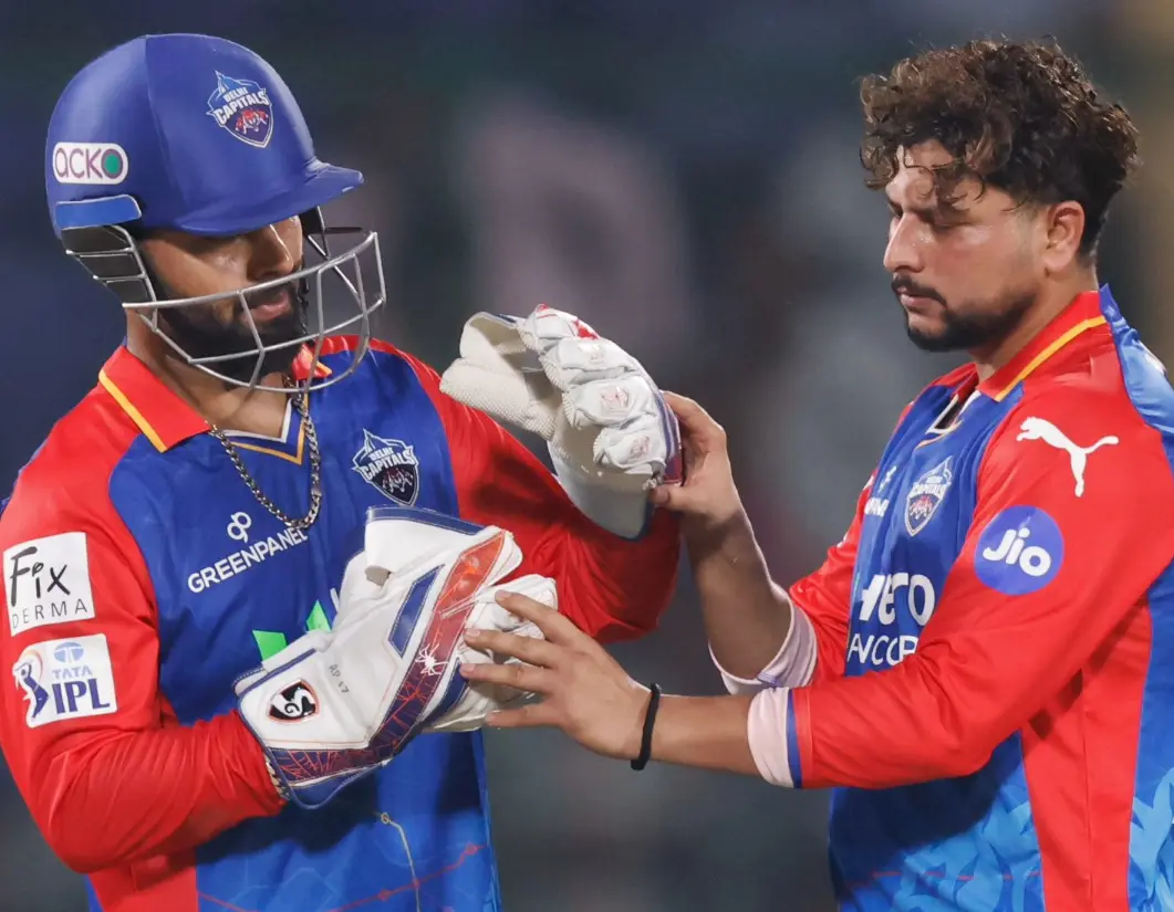 IPL 2024 56th Match DC vs RR: Match Results| Award Winners| Player Of The Match| Records| Scorecard DC vs RR: Rishabh Pant and Kuldeep Yadav while taking DRS